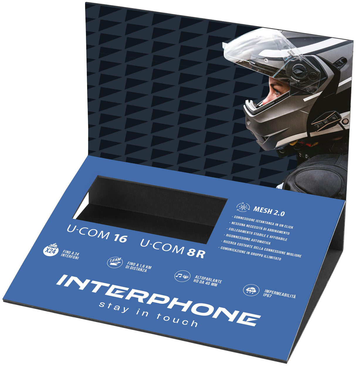 Interphone sales display display counter display u-com 8r,