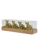 Decoris teamécses nyúl szett 4 h6cm-es arany