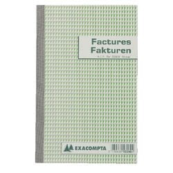 Exacompta register invoices 53280x 13.5x21cm duplicate nl fr