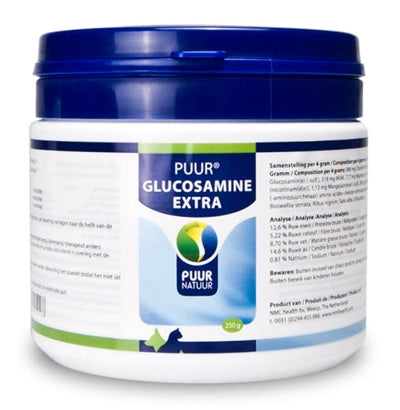 Glucosamine de nature pure supplémentaire (complète) pour le chien et le chat