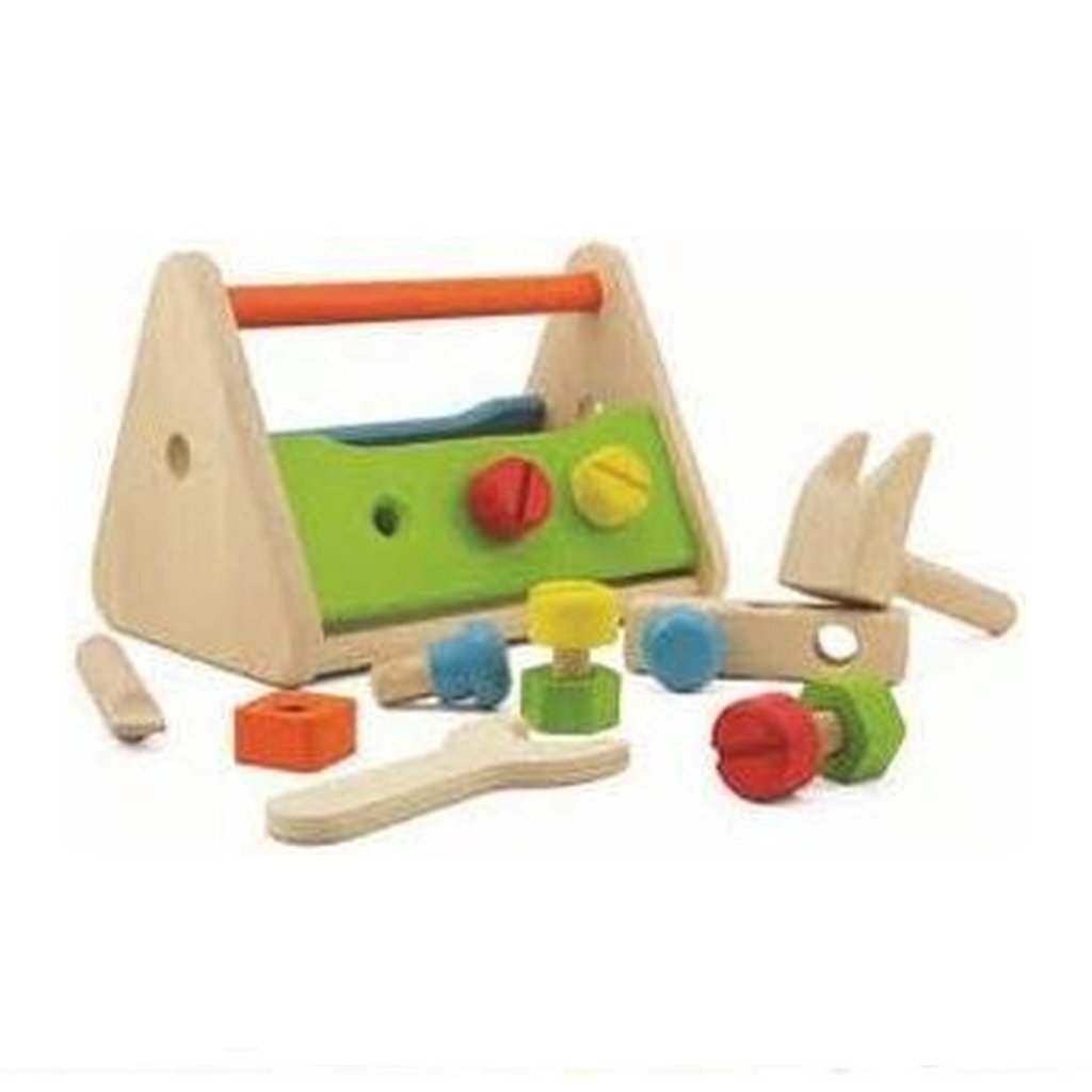 Pintoy Wooden Toolbox s obsahem