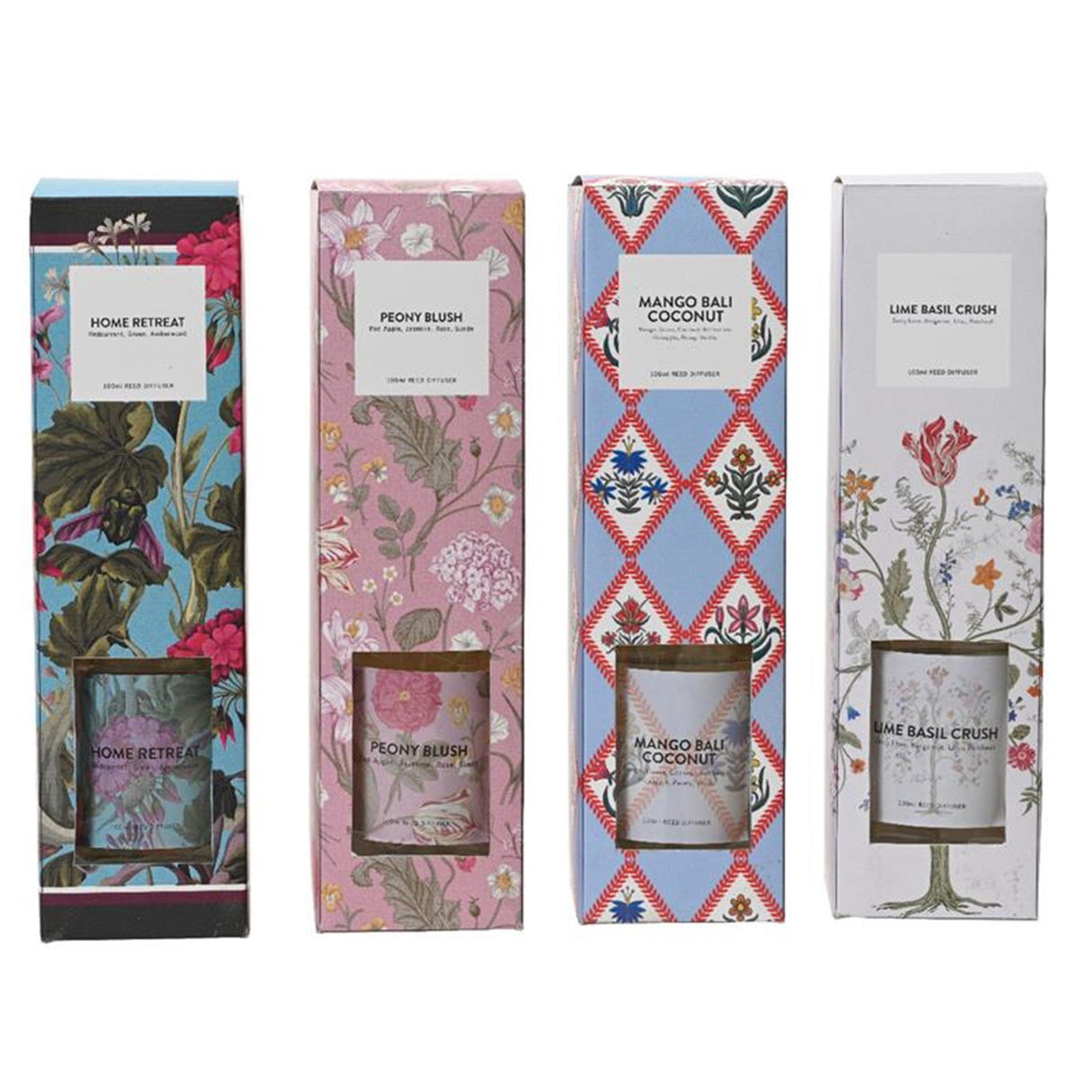 Decoris glas met geurstokjes 100ml