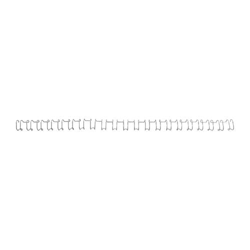Binding comb GBC Wirebind 21 metal 6mm silver capacity 45 sheets