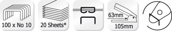 Kangaro K-7306256 stapler HS-10en