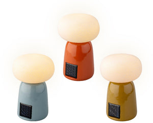 Lumineo solar table lamp polyresin 12.5x19cm