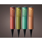 Lumineo solar spies ijzer ø8.5x39cm