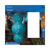 Lanterna solar Lumineo nylon ø28x58cm