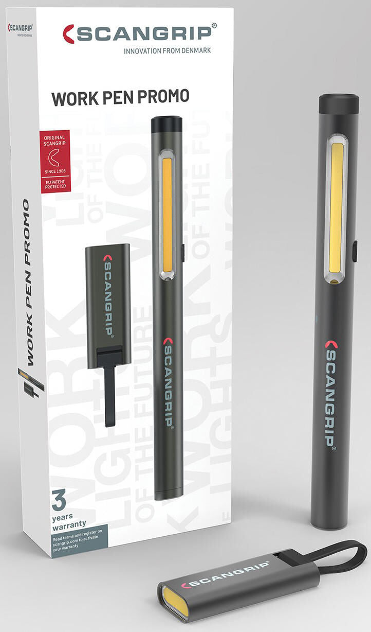 Scangrip action package work pen 200 r + flash micro r . lamps set 2-piece