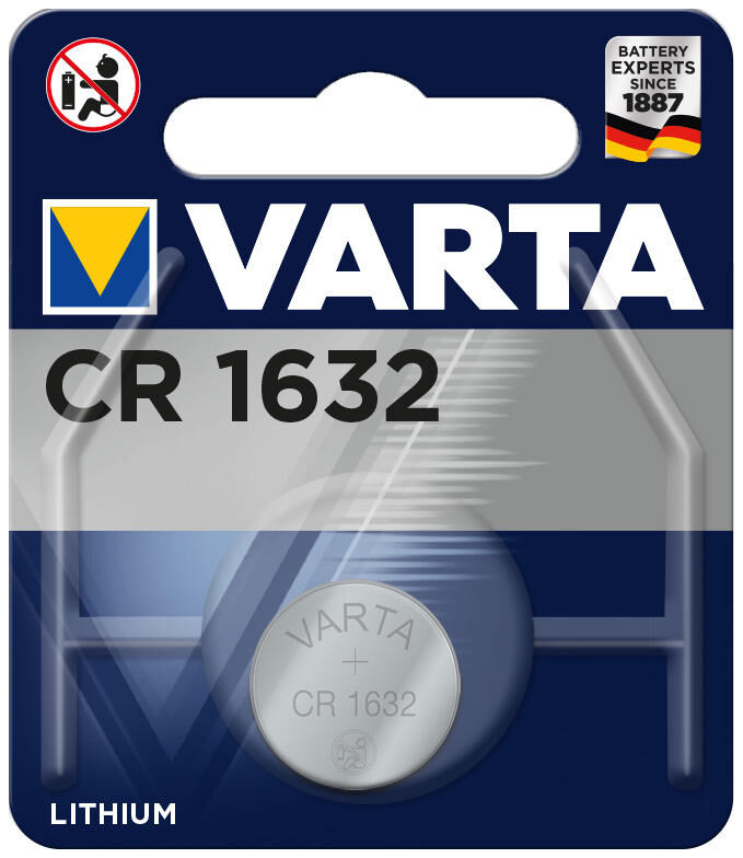 Varta Button Cell Battery CR1632 Lithium 3V