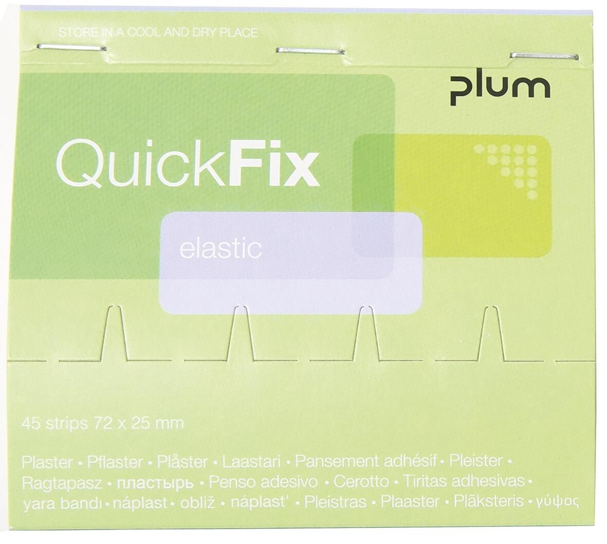 Plum plaster elastic