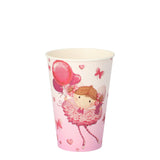 Papstar bekers little dancer karton 0,2l 10st