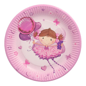 Papstar talíře malá tanečnice karton ø23cm 10 ks