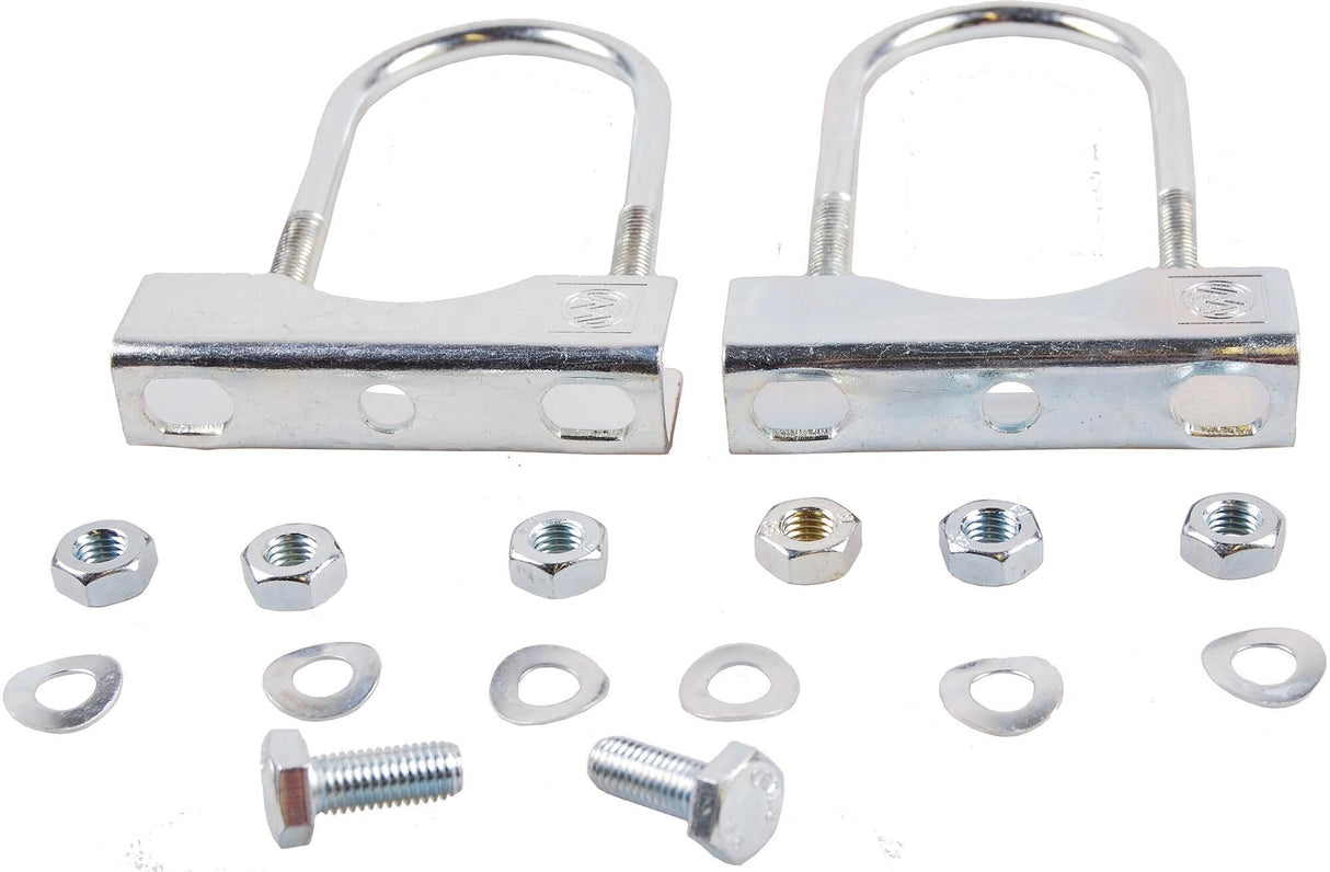 Bünte clamp bracket support wheel holder galvanized 2 pieces