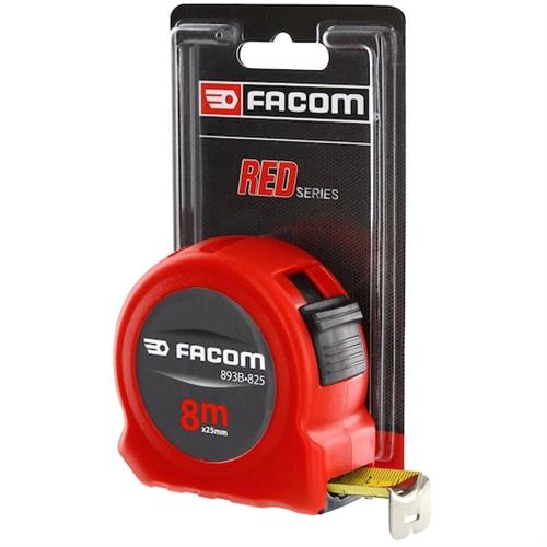 Facom rolmaat 8mtr 25mm dubbelzijdig met abs-behuizing