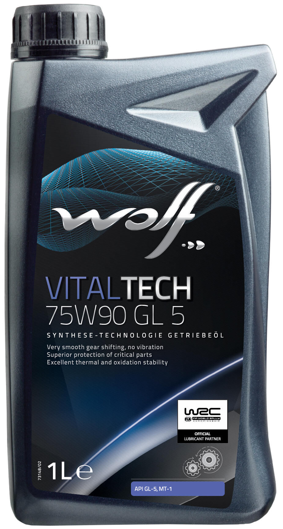 Wolf transmission oil vitaltech gl5 . gear oil 75w90 1l vitaltech gl5