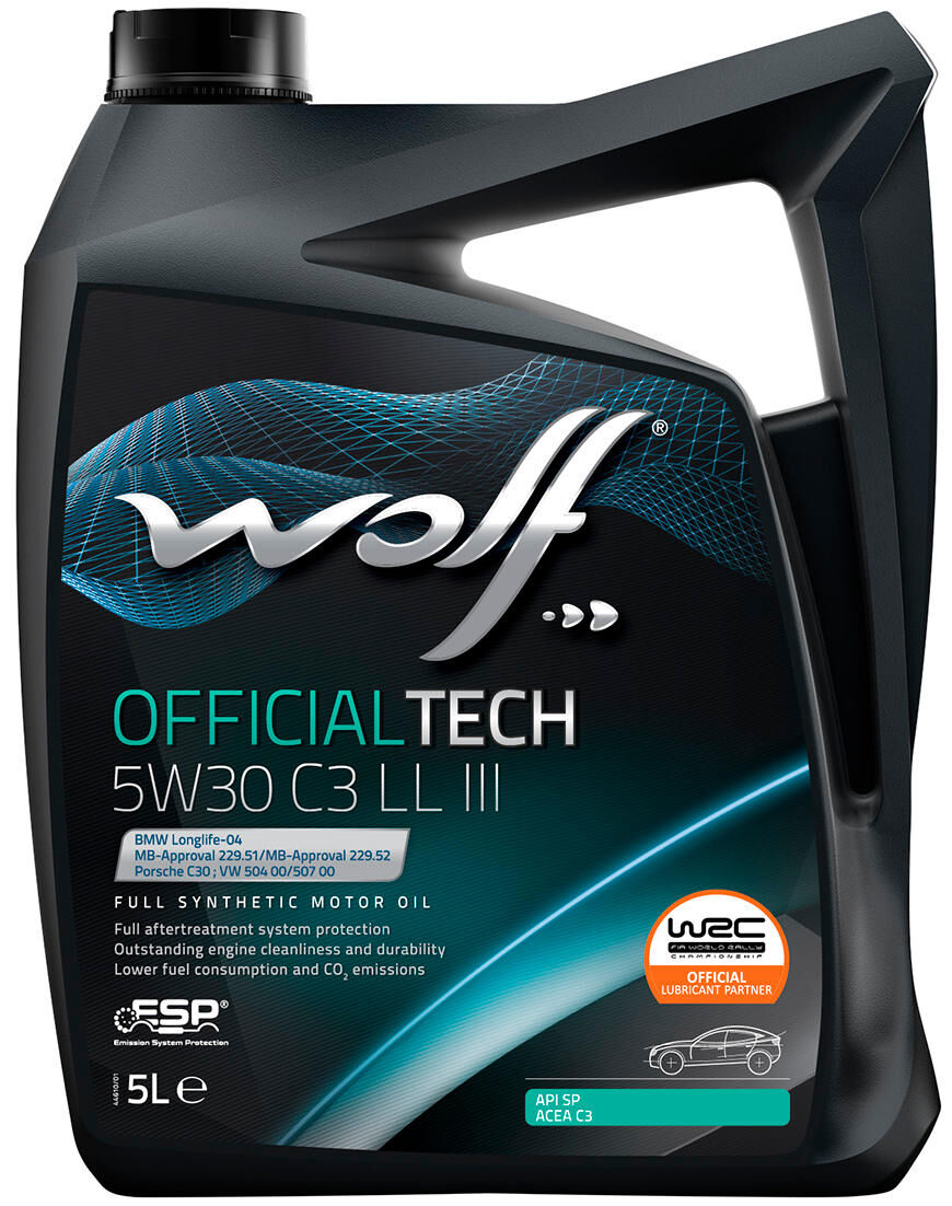 Wolf motorolie officialtech c3 ll iii .