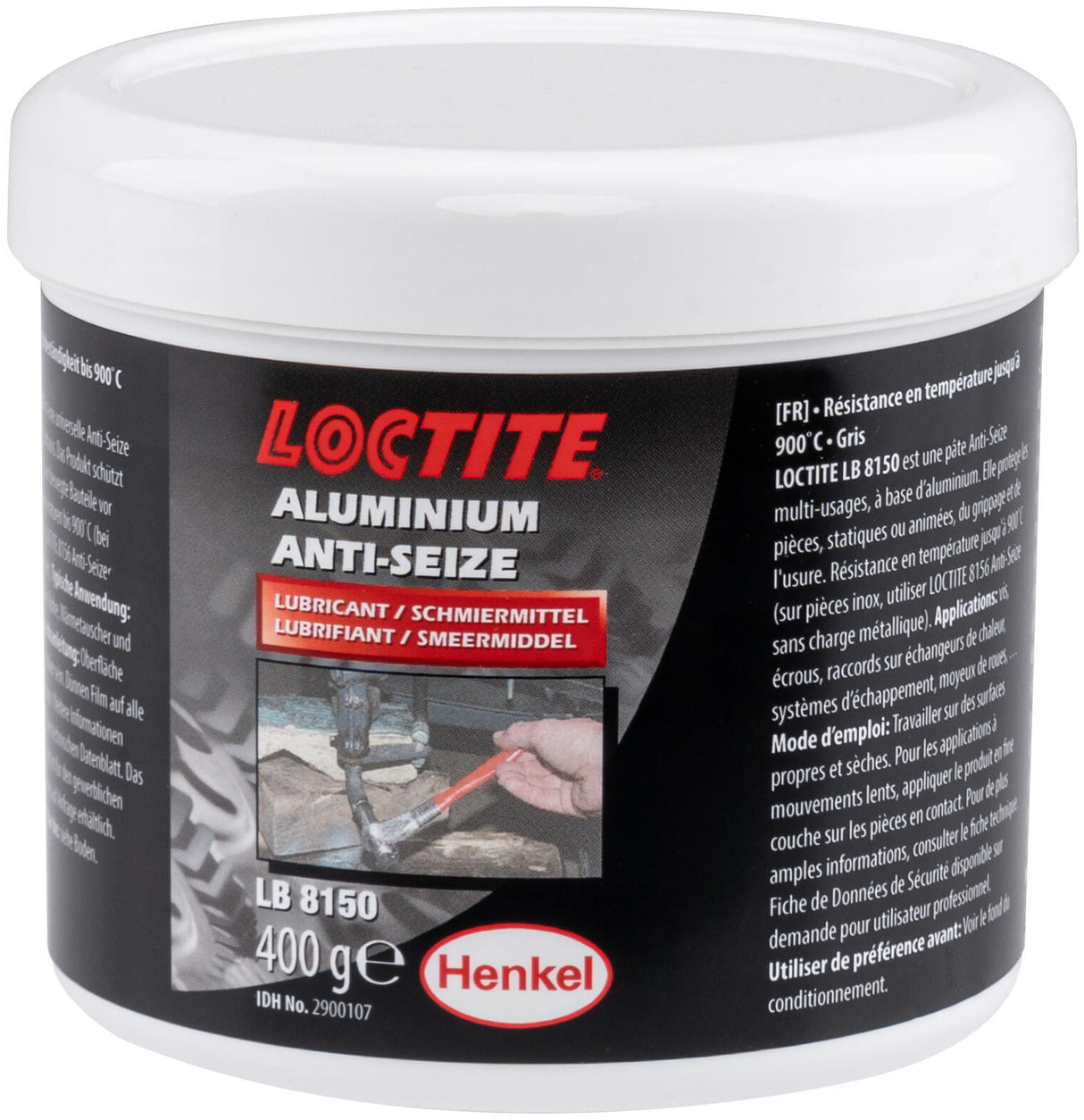 Loctite mounting paste lb aluminum anti-seize 400g can lb 8150