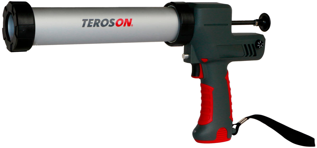 Teroson adhesive and caulking gun with 1k battery gun with 1k 7.2 volts