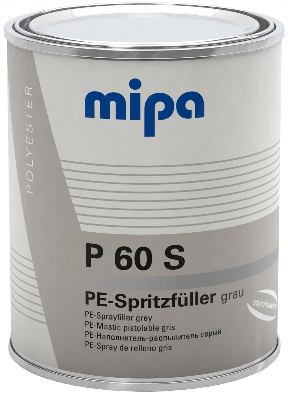 Mipa spuitplamuur p 60 s . ds.p60s spray filler 1l m.haerter