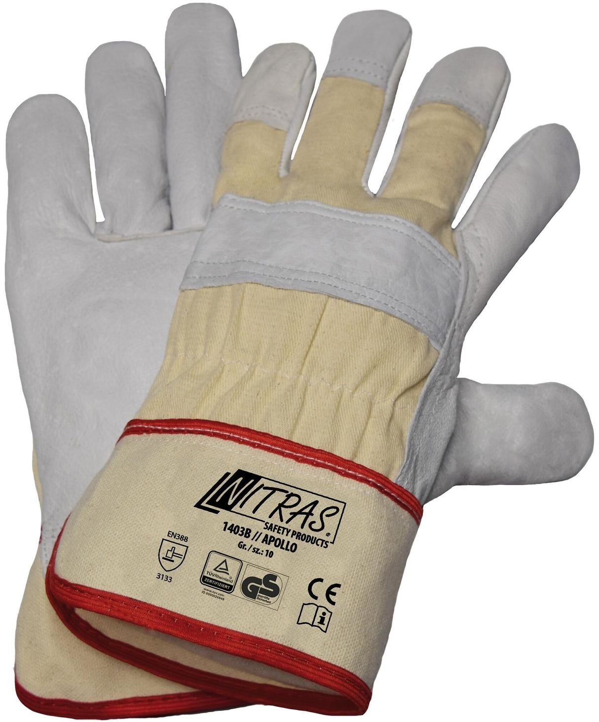 Nitras safety nitras leren handschoen apollo
