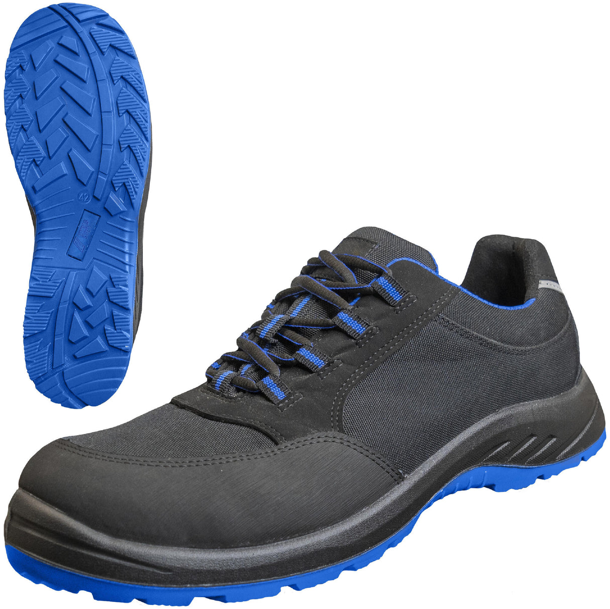 Nitras safety nitras lage schoen solid step safety shoes gr. 43 solid step mid blue