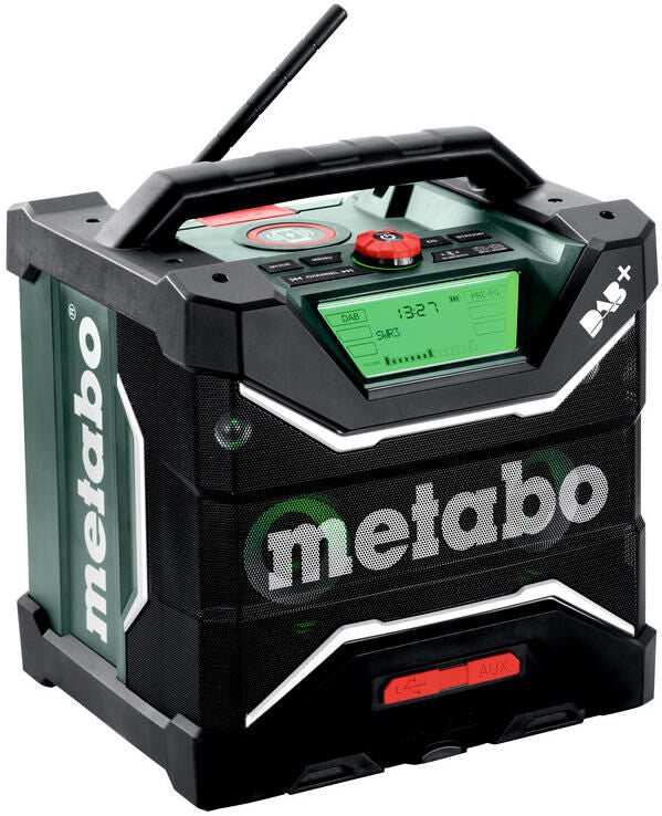 Metabo construction site radio rc 12-18 32w bt dab+. battery powered site radi r12-18 32w bt dab+