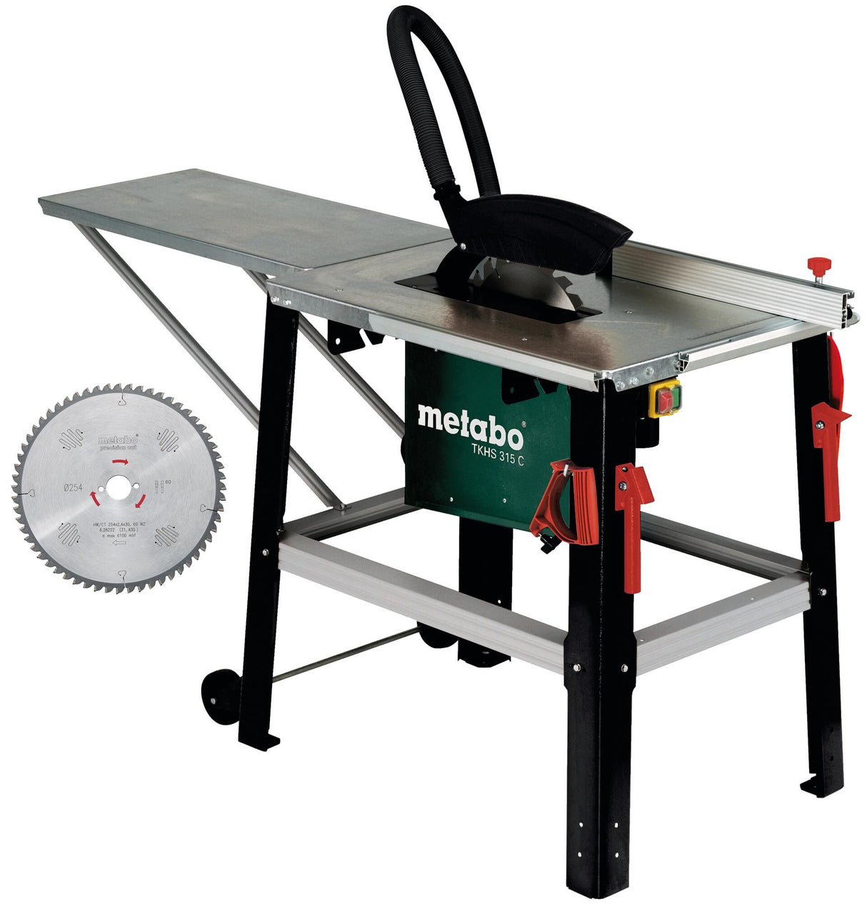 Metabo tafelcirkelzaag tkhs 315 c - 2.0 wnb set