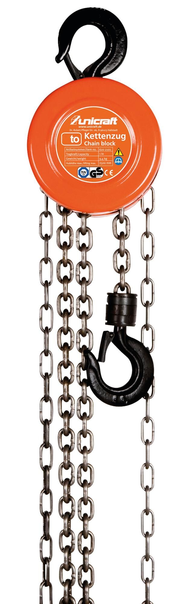Unicraft k 1000 kettingtakel chain hoist k 1000