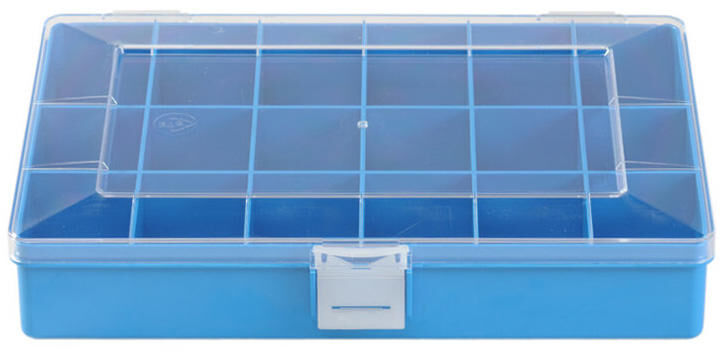 Hünersdorff ps-compact assortments box assortment boxes empty, 18 compartments