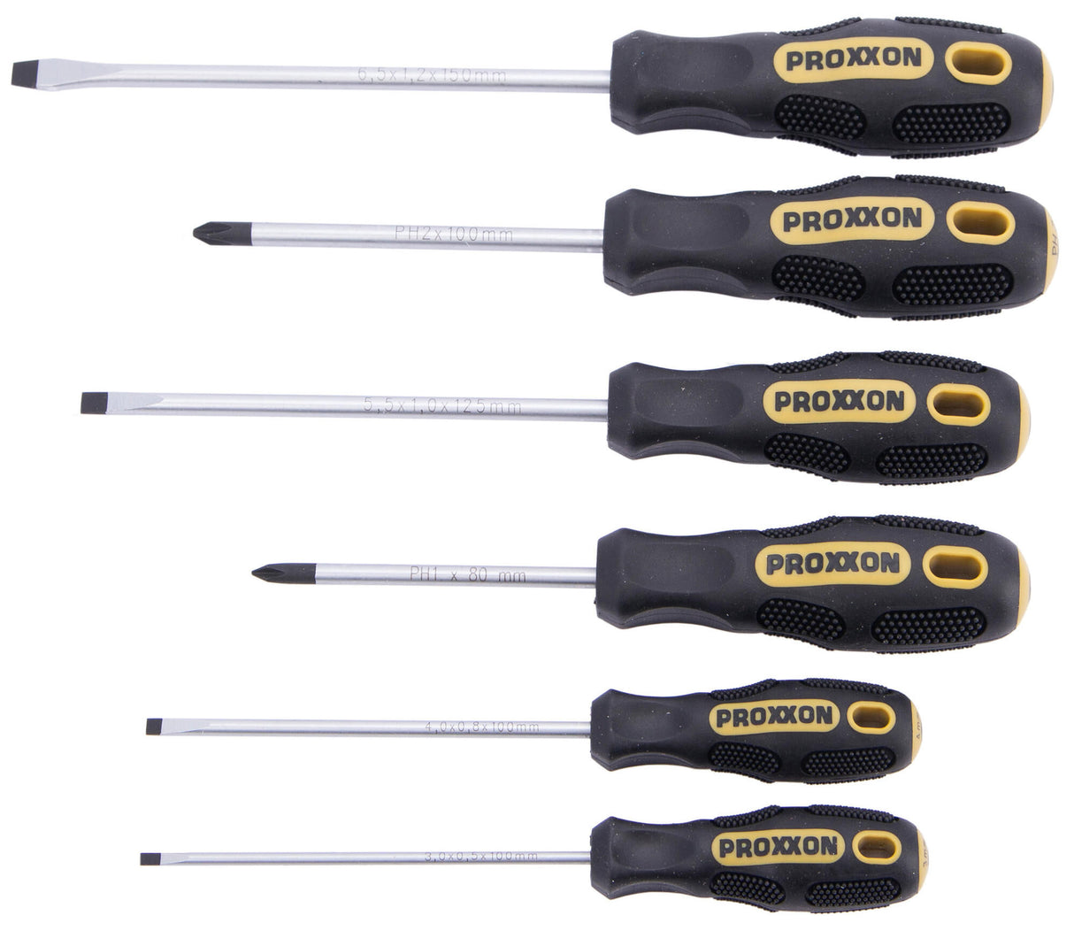Proxxon schroevendraaierset flex dot screw driver sets 6-te. schl. + phillips