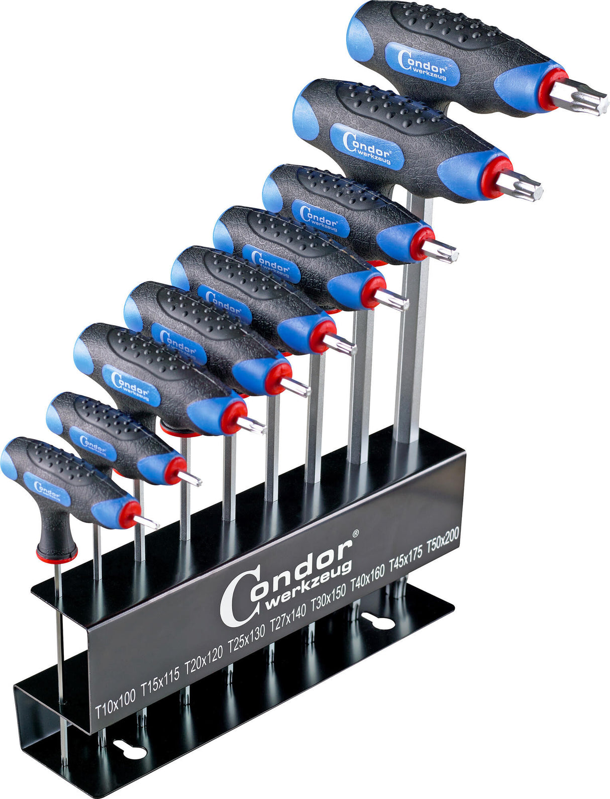 Condor screwdriver set 1119 screw driver sets torx 9-tlg. t10-t50