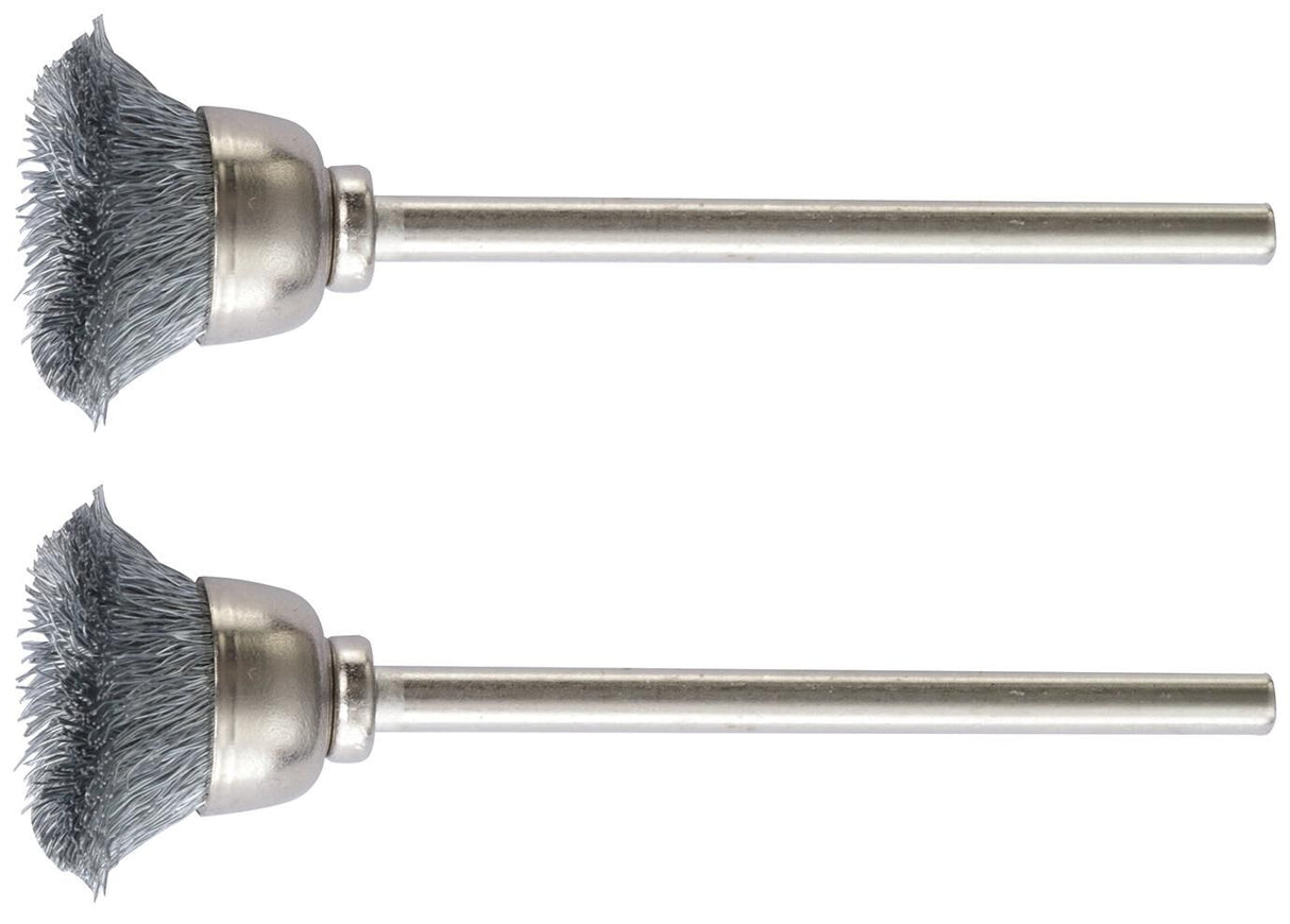 Proxxon penseelborstel brushes shaft 2.35 d=13mm steel 2pcs