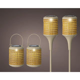 Lumineo led solar light ø10.5-h80cm 4- delig