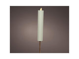 Lumineo led solar kaars fakkel ø4-h90cm wit
