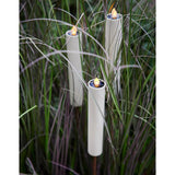 Lumineo led solar kaars fakkel ø4-h90cm wit