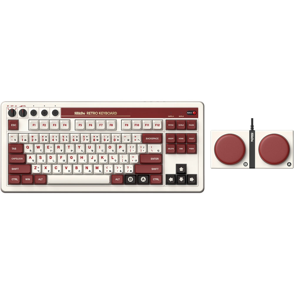 Edición familiar del teclado mecánico retro 8bitdo.