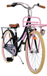 Bicicleta infantil Volare Excellent - Meninas - 24 polegadas - Preta - 3 marchas