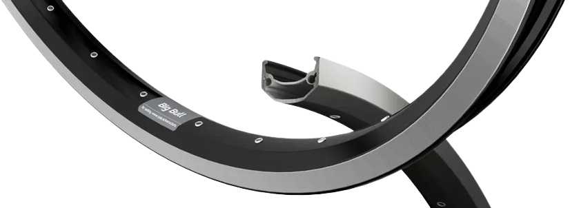 Ryde Rim Big Bull 26 palcev (559) Black-Silver 32 Hole 14G