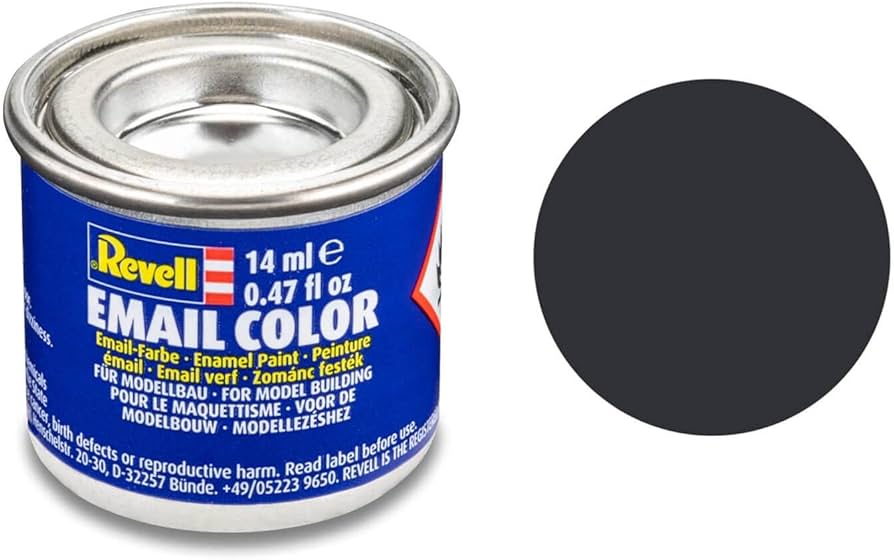 Revell maling for modellbygg nummer 9 Antracitt svart matte