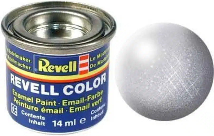 Revell paint for model building number 90 silver metallic