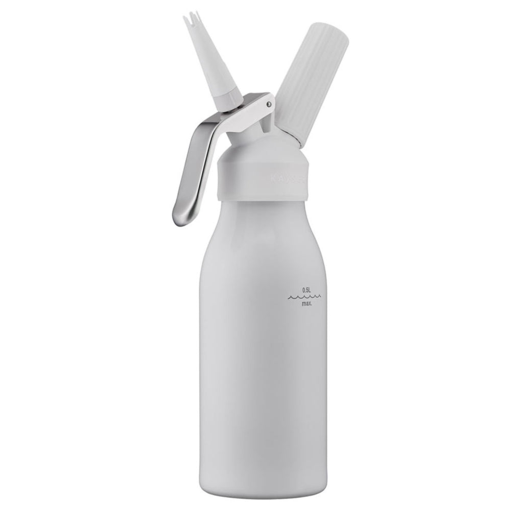 Kayser style flødeskumssprøjte 0,5l aluminium