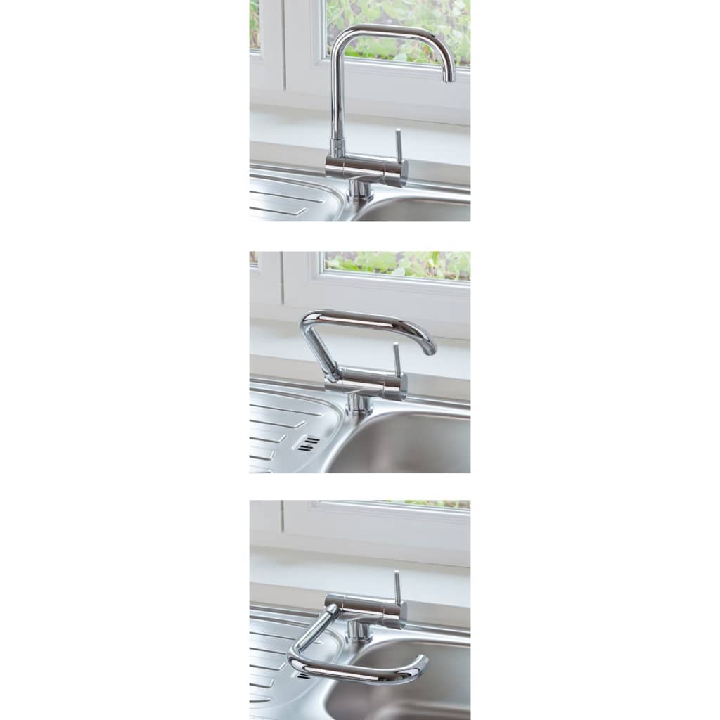 Mixer di cucina Eisl con uscita rotante Flexo Chrome -colorata
