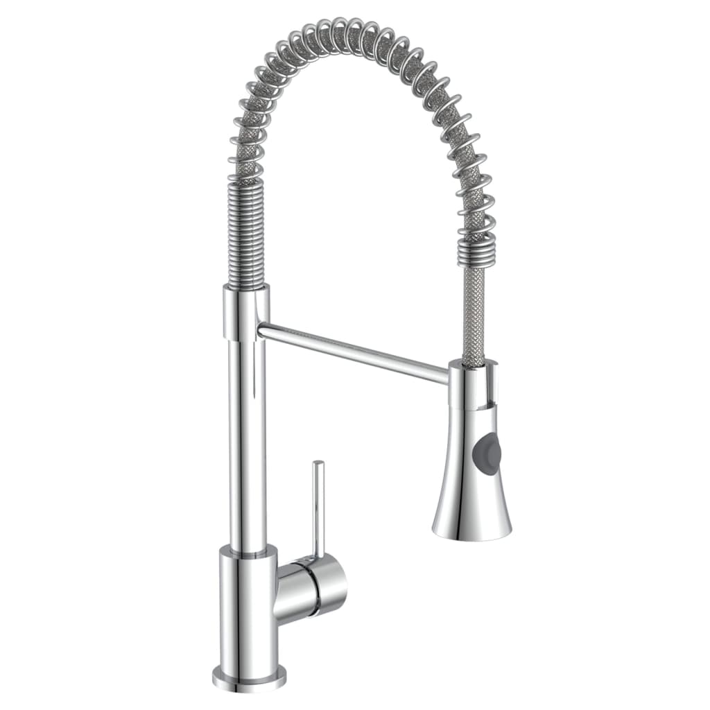 Mixer eisl a bottl con Spiral Spring Leon Chrome -colorato