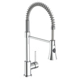 Mixer eisl a bottl con Spiral Spring Leon Chrome -colorato