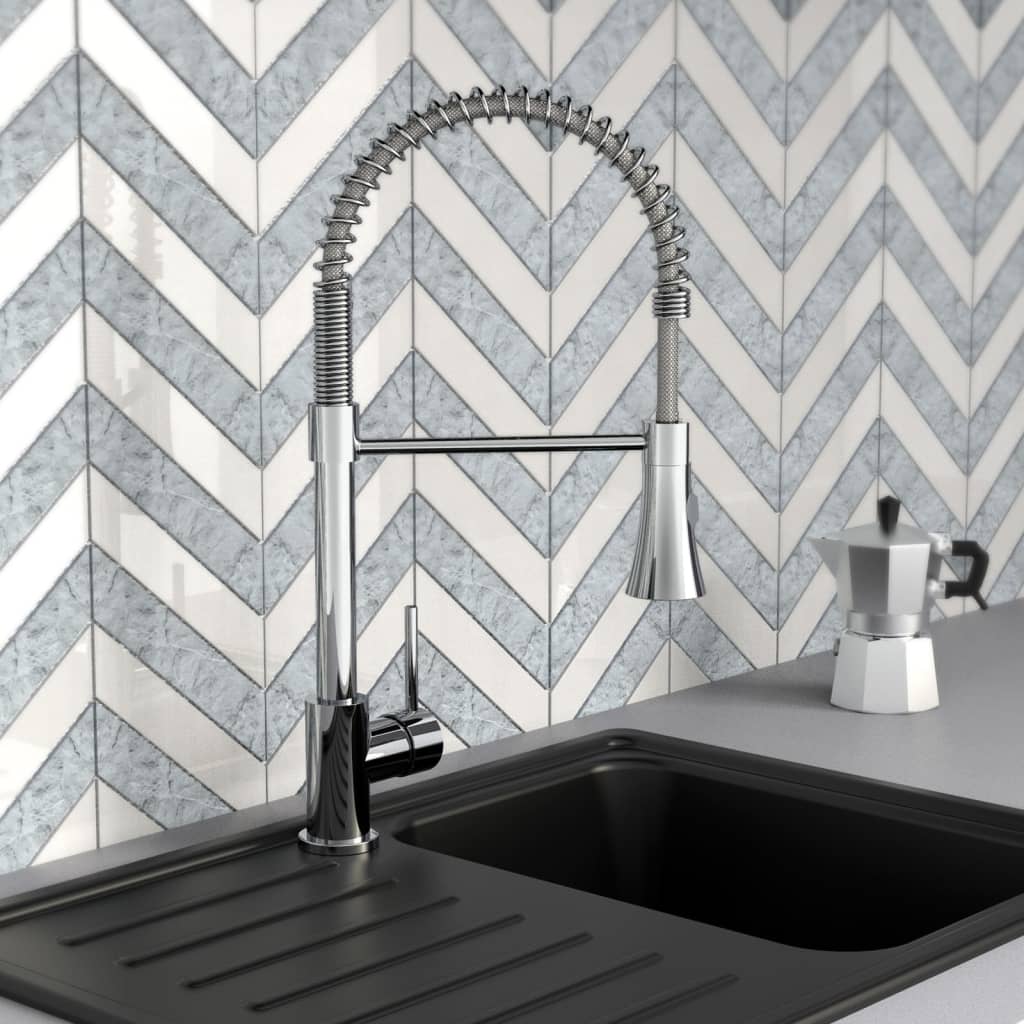 Mixer eisl a bottl con Spiral Spring Leon Chrome -colorato