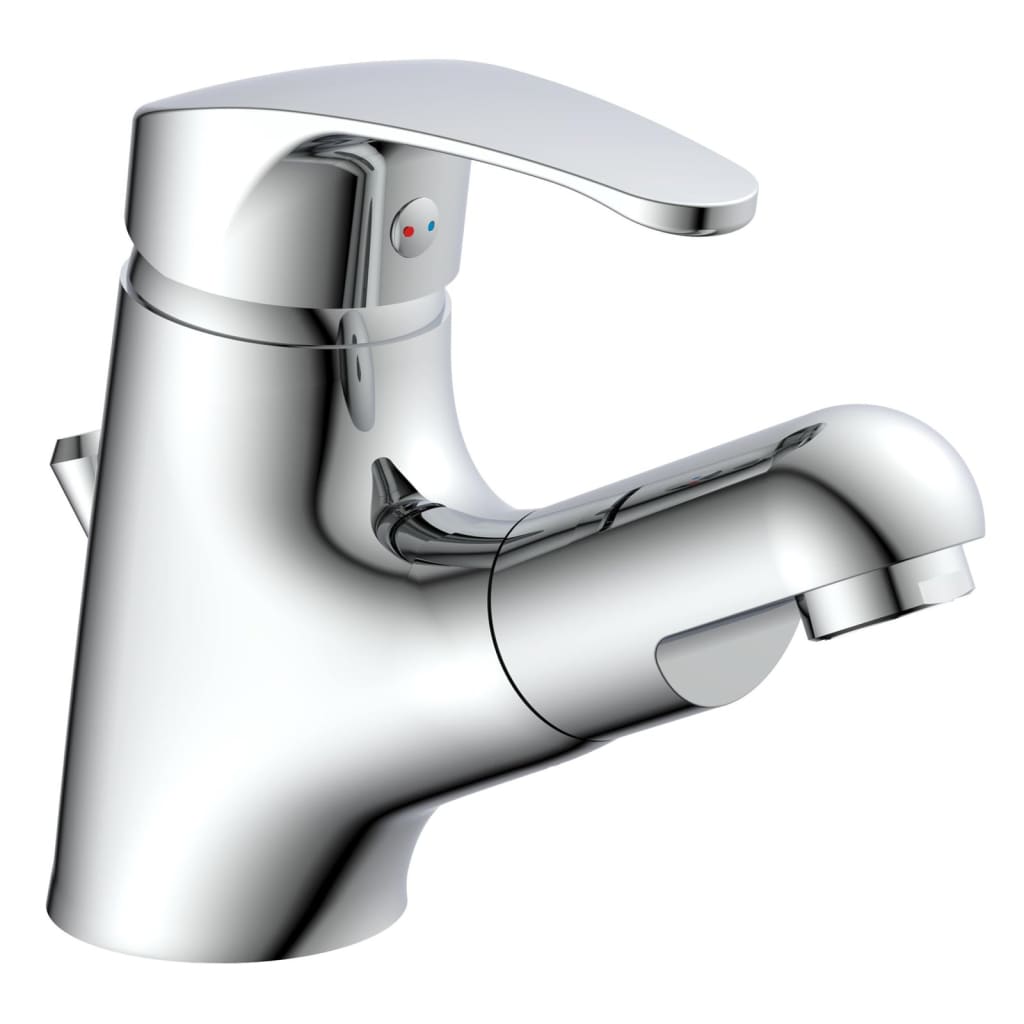 EiSla -Waschbeckenmischer Vico mit ausziehbarem Output -Chrom -Gelenkt