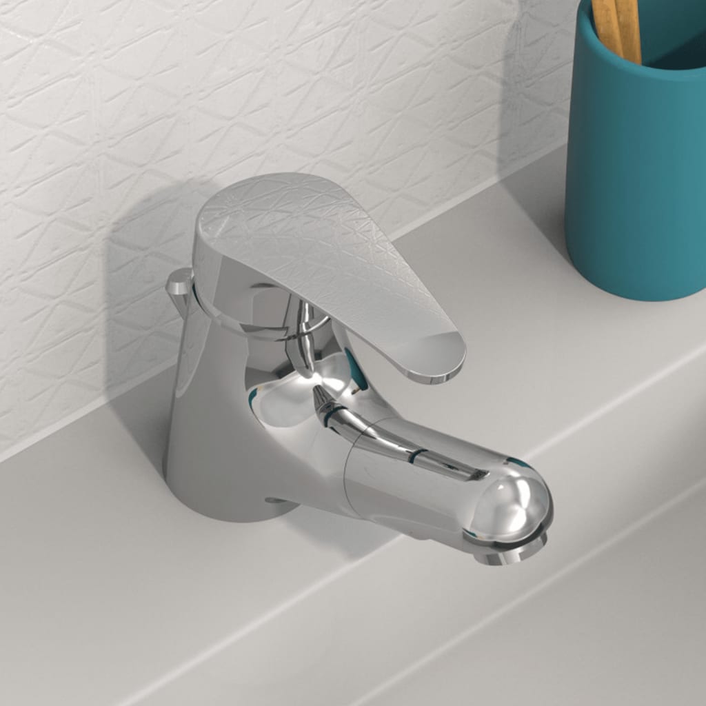 EiSla -Waschbeckenmischer Vico mit ausziehbarem Output -Chrom -Gelenkt
