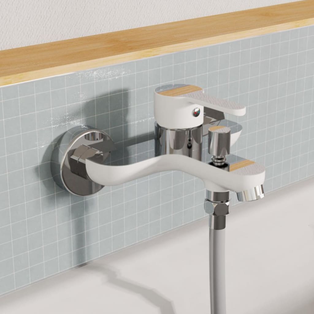 Mixer da bagno eisl Diziani bianco e cromo -colorato