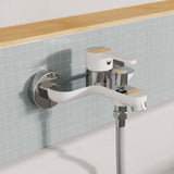 Mixer da bagno eisl Diziani bianco e cromo -colorato