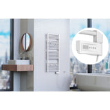 Radiatore del bagno Eisl con timer 120x50x15 cm bianco